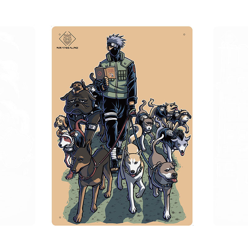 Metal Poster - Sometimes just walking your dog is enough