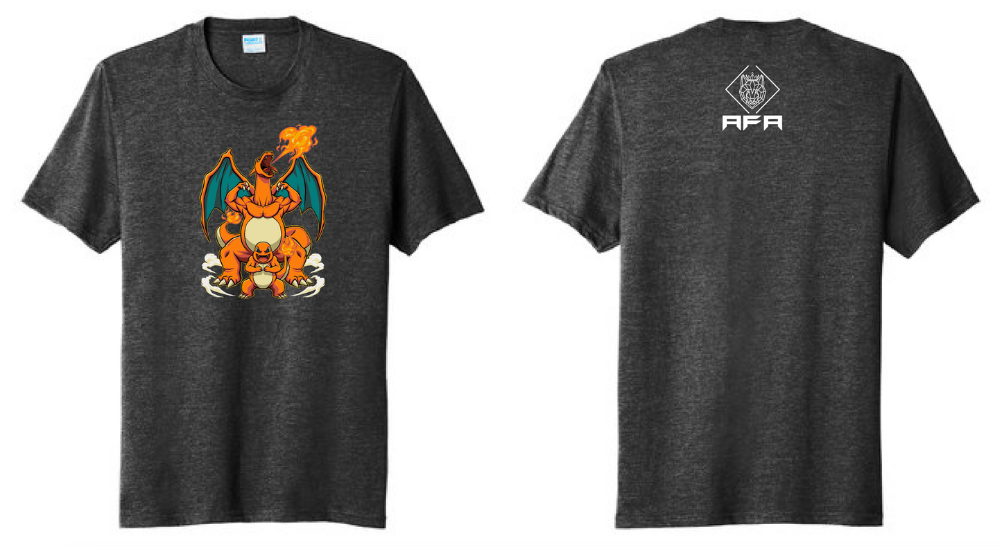AFA Black Heather T-shirt - Train to evolve